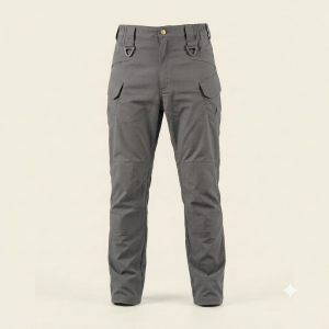 Pantalones tácticos finas elásticos Gris