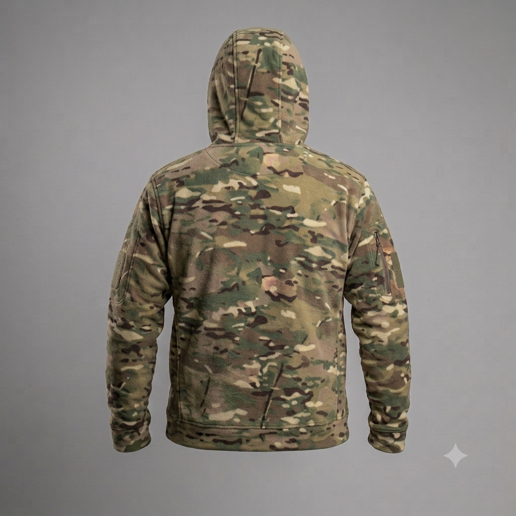 Sudadera de forro polar camuflaje - Imagen 2