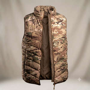 Chaleco acolchado camuflaje
