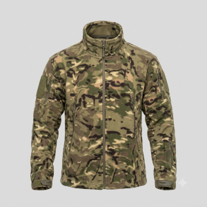 Chaqueta forro polar liso camiflaje