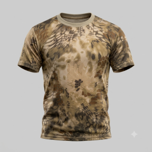 Camiseta manga corta Reptil beige