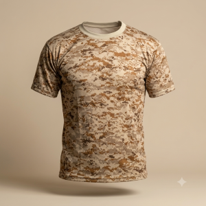 Camiseta manga corta Pixel beige