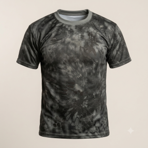 Camiseta manga corta Reptil negro