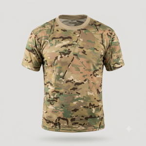 Camiseta manga corta Camuflaje claro