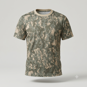 Camiseta manga corta Pixel gris