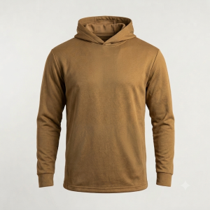 Camiseta con capucha Marron