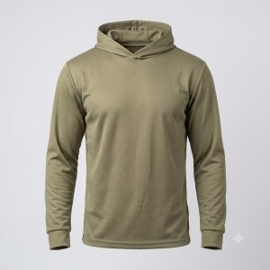 Camiseta con capucha Oliva