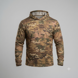 Camiseta con capucha Camuflaje