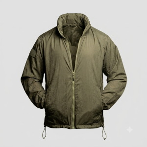 Chaqueta cortavientos verde