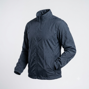Chaqueta cortavientos azul