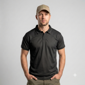 Polo táctico negro