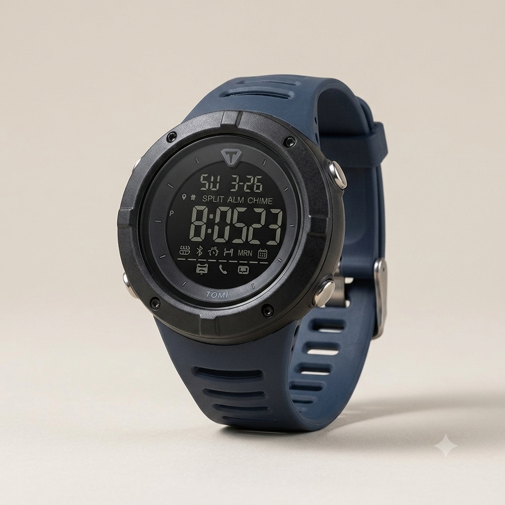 Reloj deportivo azul