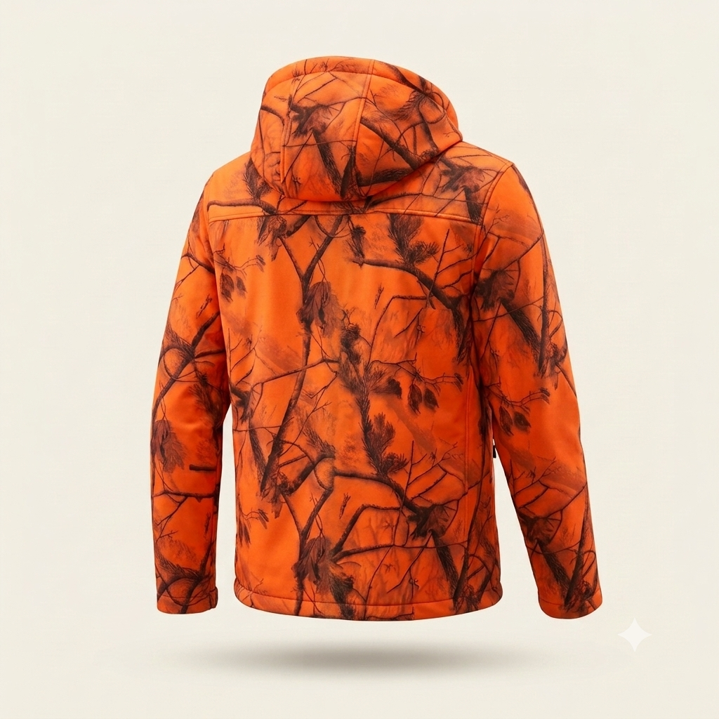 Chaqueta de hombre Softshell Naranja - Imagen 2