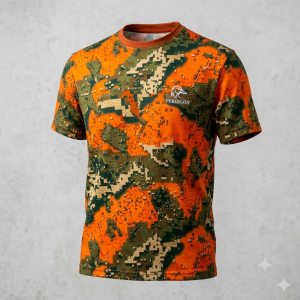 Camiseta elástica manga corta Pixel multicolor