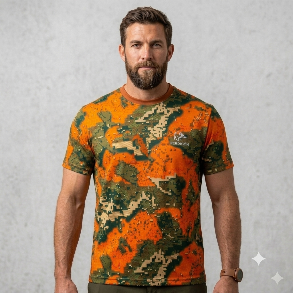 Camiseta elástica manga corta Pixel multicolor - Imagen 3