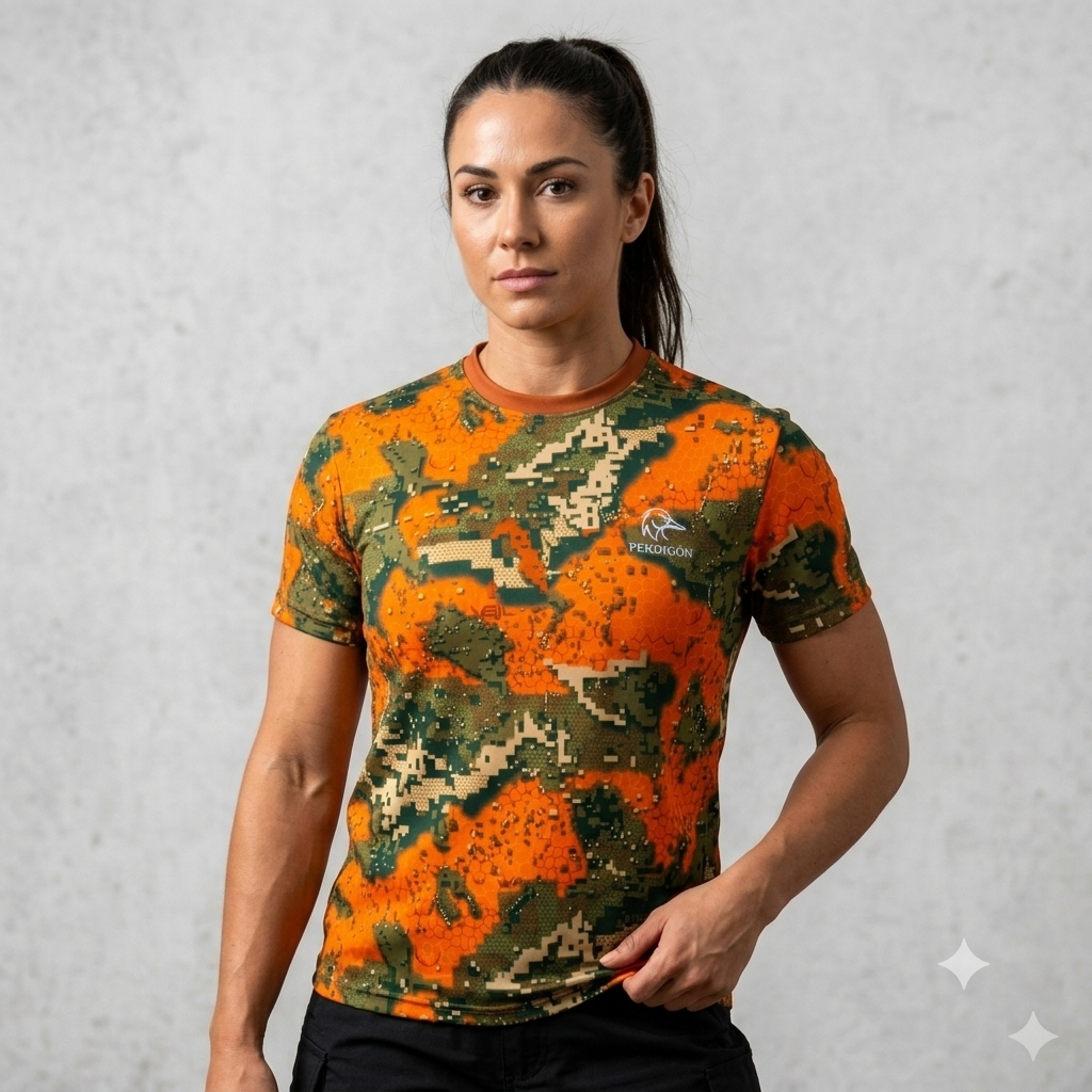 Camiseta elástica manga corta Pixel multicolor - Imagen 4