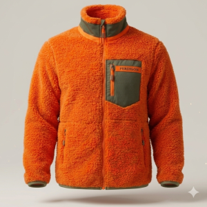 Chaqueta borreguito naranja