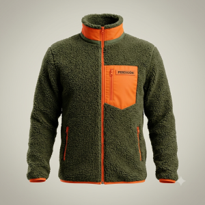 Chaqueta borreguito verde