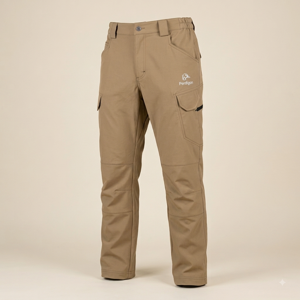 Pantalones tácticos elásticos caqui