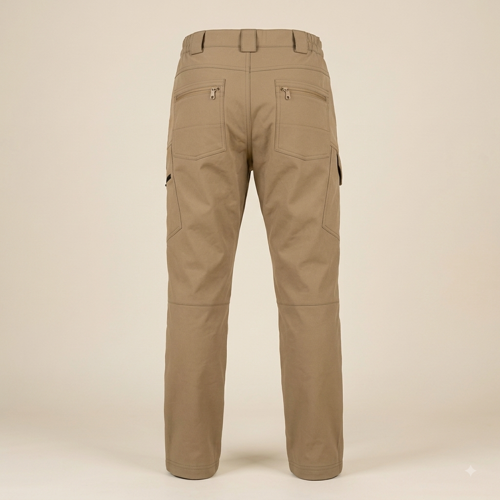 Pantalones tácticos elásticos caqui - Imagen 2