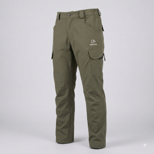 Pantalones tácticos elásticos verde oscuro