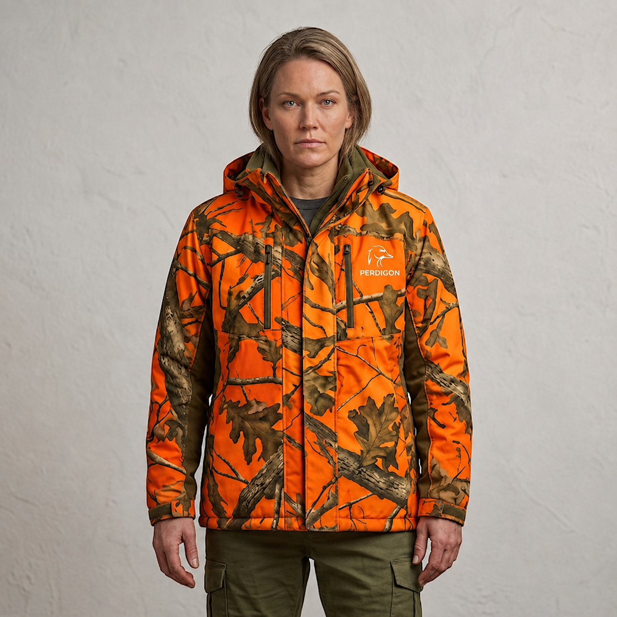 Chaqueta nordica de mujer Naranja - Imagen 3