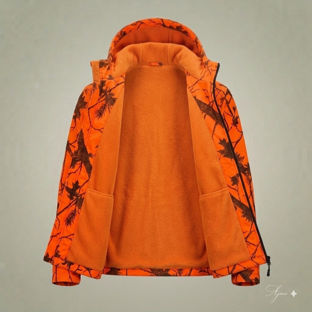 Chaqueta de mujer Softshell naranja - Imagen 4