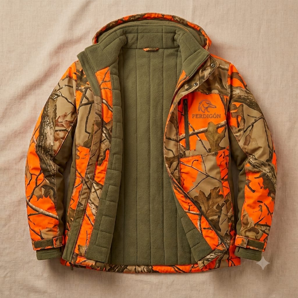 Chaqueta nordica de mujer Naranja - Imagen 4