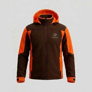 Chaqueta Softshell marrón naranja