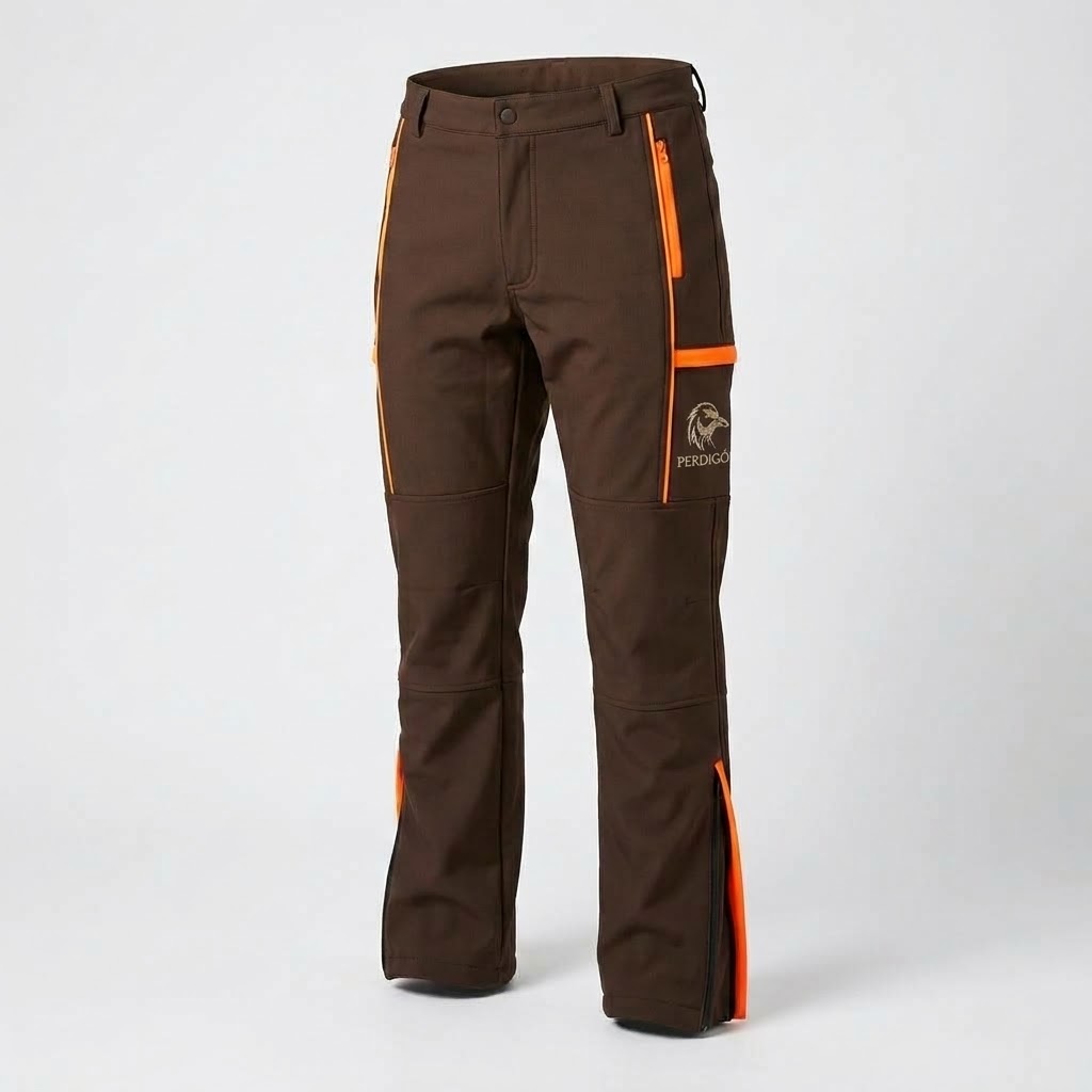 Conjunto Softshell marron naranja - Imagen 5